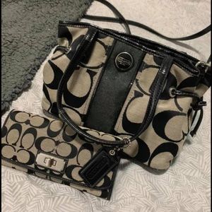 Coach purse and wallet set. Authentic
